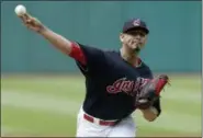  ?? TONY DEJAK — ASSOCIATED PRESS ?? Carlos Carrasco delivers in the first inning against the Twins on June 16.