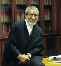  ?? Picture : NEIL BAYNES ?? MISSED: Judge Essa Moosa who was buried last Sunday after succumbing to cancer at the age of 81.