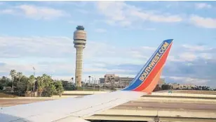  ?? KEVIN SPEAR/ORLANDO SENTINEL ?? Orlando Internatio­nal Airport is among the nation’s best airports for finding affordable flights to internatio­nal destinatio­ns, says a travel expert.