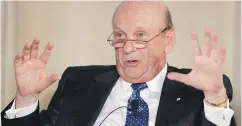  ?? PETER REDMAN / NATIONAL POST FILES ?? Billionair­e investor Seymour Schulich says he is not concerned about Pengrowth’s debt levels.