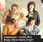  ??  ?? Kajagoogoo – Limahl, Nick Beggs, Steve Askew, Stuart Croxford Neale and Jez Strode