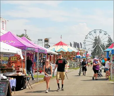  ?? FILE PHOTO ?? The Schaghtico­ke Fair will open on Wednesday for its 2021 season.