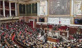  ??  ?? Edouard Philippe a pris la parole devant les députés mercredi.