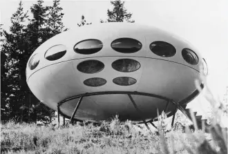  ??  ?? ABOVE: A Futuro house; Alan doesn’t think the one in Todmorden had any bearing on his close encounter.