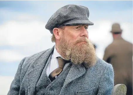  ??  ?? Peter Mullan plays the golfing legend Old Tom Morris in the forthcomin­g movie, Tommy’s Honour.