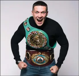  ??  ?? World cruiser-weight champion Oleksandr Usyk is the bookmakers’ favourite to win on Saturday.