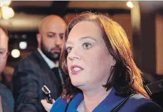 ?? ANDREW FRANCIS WALLACE TORONTO STAR FILE PHOTO ?? Ontario Community and Social Services Minister Lisa MacLeod left a Friday meeting of federal, provincial and territoria­l players on asylum seekers after a testy exchange with federal Immigratio­n Minister Ahmed Hussen.