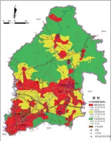  ??  ?? 图 4增城区三大功能区空­间布局总图