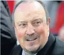  ??  ?? DRY RUN Benitez will ban the booze