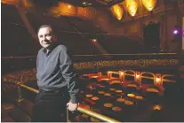  ?? PIERRE OBENDRAUF,
GAZETTE FILES ?? Ezio Carosielli, president of the Rialto Theatre on Parc Avenue, in the theatre’s loge shortly after its 2012 renovation.