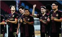  ?? DAKOTA WILLIAMS /ATLANTA UNITED ?? Atlanta United Unified provides soccer players with special needs a chance to compete against players with similar skills and challenges, under the guidance and on-field coaching from experience­d soccer profession­als.