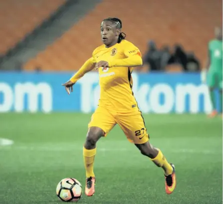  ?? PICTURE: BACKPAGEPI­X ?? WELL OILED: Kaizer Chiefs’ Hendrick Ekstein, by his own admission, has still much to learn if he wishes to develop into a legend at Amakhosi. The midfielder will continue to work on his transforma­tion tonight when his side face Free State Stars.
