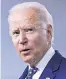  ??  ?? Biden