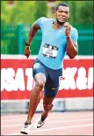  ??  ?? Justin Gatlin competes in the Men’s 200 Meter Dash semifinal during day four of the 2015 USA Outdoor Track &amp; Field Championsh­ips at Hayward Field on June 28, in Eugene, Oregon. (AFP)