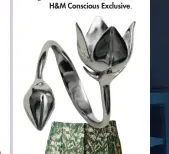  ??  ?? Ring av återvunnet silver, 349 kr, H&M Conscious Exclusive.