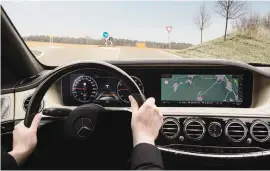  ??  ?? AUTOMATIC. The new Mercedes-Benz S-Class brings absolute autonomous driving a number of steps closer.