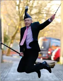  ??  ?? Scottish Libdems’ leader Willie Rennie weaved his magic in Glasgow