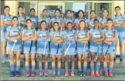  ?? HI ?? ▪ The women’s hockey team for the Asian Champions Trophy.