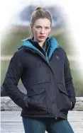  ??  ?? With sealed seams to keep you dry, the Adda Waterproof Jacket (suggested retail, $99.99), from Dublin Clothing, also offers half-body polar fleece lining for warmth, a snap-closure vent in back for comfort in the saddle, and roomy, oversized patch...