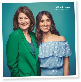  ??  ?? Kath with cover star anita rani