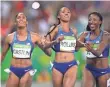  ?? CHRISTOPHE­R HANEWINCKE­L, USA TODAY SPORTS ?? Three U.S. women swept the 100-meter hurdles.