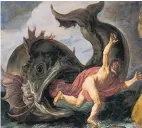  ?? PHOTO: WIKIPEDIA ?? Jonah and the Whale, an oil on oak by Pieter Lastman (15831633), at present in the Museum Kunstpalas­t.