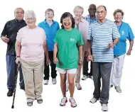  ?? PHOTO SUPPLIED ?? Mall walking is a great way for Saskatchew­an seniors to introduce more activity into their everyday routines.