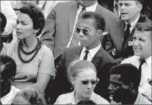  ??  ?? Archival footage shows James Baldwin in the 1960s, from Raoul Peck’s documentar­y I Am Not Your Negro.