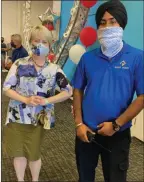  ?? Special to Okanagan Newspaper Group ?? Paladin Security posted a photo on Twitter of security guard Anmol Singh posing with BC Provincial Health Officer Dr. Bonnie Henry. The company said Singh displayed profession­alism and courage in a very distressin­g situation.