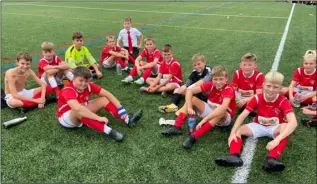  ?? ?? Strong start: Barnsley Schoolboys.