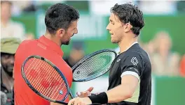  ?? Afp ?? Por primera vez, Ruud pudo con Djokovic