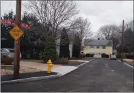  ?? Submitted photo ?? Berkshire Drive in Lincoln is one of several roads that the town overhauled with new pavement and sidewalks over the past year, with funds from its capital developmen­t budget.