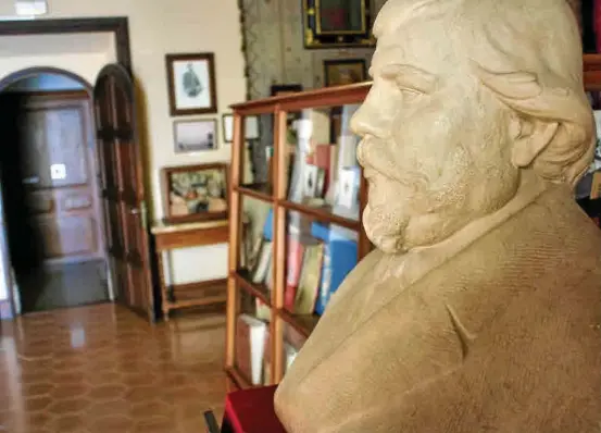  ?? Foto: Archiv ?? Diese Büste des Erzherzogs Ludwig Salvator ist auf Mallorca im Museum von Son Marroig zu sehen.