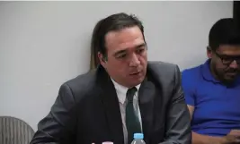  ?? ANA ROSA ESCOBAR ?? Sergio Contreras solicitó el convenio hace unos días.