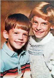  ?? [PHOTO PROVIDED] ?? Growing up in Midwest City, A.J. Hinch and his older sister, Angie, learned that they might have to fight for their dreams. It’s a lesson both still try to teach today.