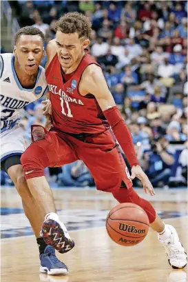  ?? [AP PHOTO] ?? Trae Young is a Consensus All-American after being picked Tuesday by The Associated Press. Young, who played one season for Oklahoma, is entering the NBA Draft.