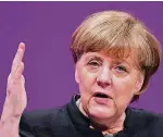  ?? FOTO: DPA ?? Angela Merkel ist seit 2005 Bundeskanz­lerin und möchte wieder gewählt werden.