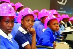  ?? ?? GIRL POWER: GirlEng and Maranyane Bokamoso programmes have benefited close to 2000 girls