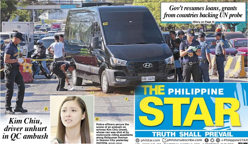 Kim Chiu, driver unhurt in QC ambush - PressReader