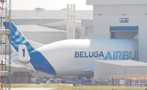  ?? REUTERS ?? Un avión de Airbus, en su planta de Broughton, en el Reino Unido