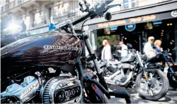  ?? Photo / Bloomberg ?? Europe is a growth market for HarleyDavi­dson.