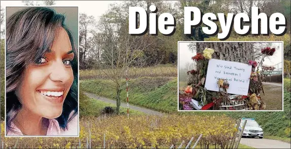  ??  ?? Caroline Gruber wurde am 6. November 2016 in einem Waldstück im deutschen Endingen erschlagen und missbrauch­t