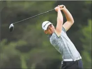  ?? Warren Little / Getty Images ?? Theo Humphrey of Greenwich plays his shot from the sixth tee during Friday’s second round of the U.S. Open.