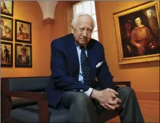  ?? AP PHOTO/JACQUELYN MARTIN ?? In this May 13, 2011, file photo, historian and author David McCullough poses at the National Portrait Gallery, in Washington.