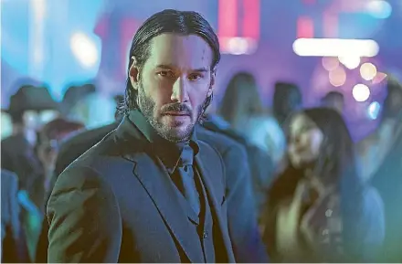  ??  ?? Keanu Reeves is back playing deadly dapper dude John Wick in the impressive John Wick: Chapter 2.