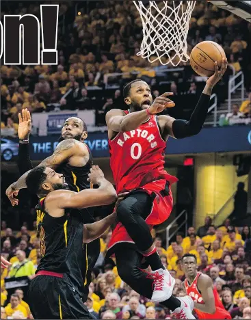  ?? IMAGES — GETTY ?? Raptors’ CJ Miles says some of the team’s practices have been chippy of late.