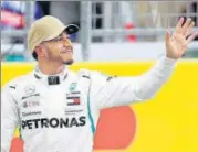  ?? AFP PHOTO ?? Mercedes’ Lewis Hamilton is on the verge of clinching his fifth Formula One drivers’ title.