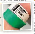  ??  ?? Volunteers can walk into the Adnec centre and register with just their Emirates ID and mobile number. Those who have recently tested negative for Covid-19 are given a green wrist band. They also get a vaccine diary to record their symptoms over the trial period.