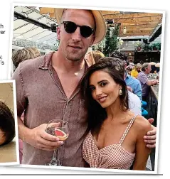  ??  ?? FAMILY: Nadia enjoying a holiday with rugby player husband Dominic Day, right, and, below, the couple’s daughter Wyatt