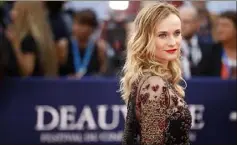  ?? e (Photo EPA/MAXPPP) ?? Hier soir en Normandie, l’actrice allemande Diane Kruger a ouvert le défilé des stars du festival du cinéma américain.